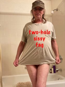 Two-hole sissy fag