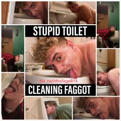Toilet licking faggot