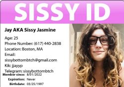Sissy bottom bitch jasmine from boston