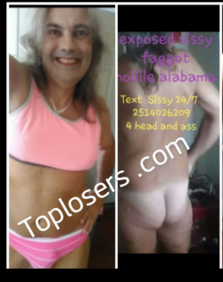EXPOSED Alabama Sissy faggot on Toplosers.com