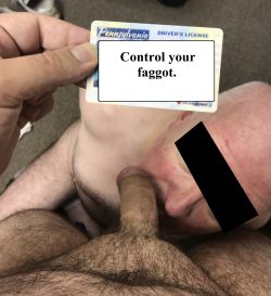 Control Your Faggot! Henry Loftus, naked, named, identified, controlled!