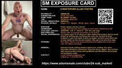 Exposed faggot Christopher Allen Fosters “Exposure Card” Info you can use against him!