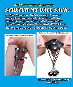 Stretch my ballsack!