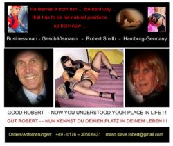 Businessman Robert Smith .. turned into a Sissy-Whore now