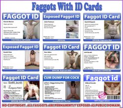 Faggot ID CARD