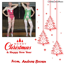 Merry Christmas to my Top Losers friends. Andrew Brown Exposed Faggot