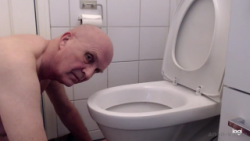 Cleaning the toilet and my head
