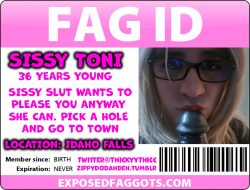 Sissy Toni FAG I.D card
