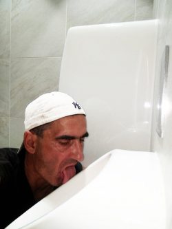 Urinal licker fag David