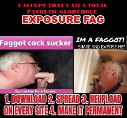 Glory Hole faggot needs leash