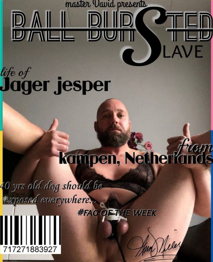 Faggot Jesper Jager the netherlands