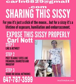 Sissy faggot Carl Nott