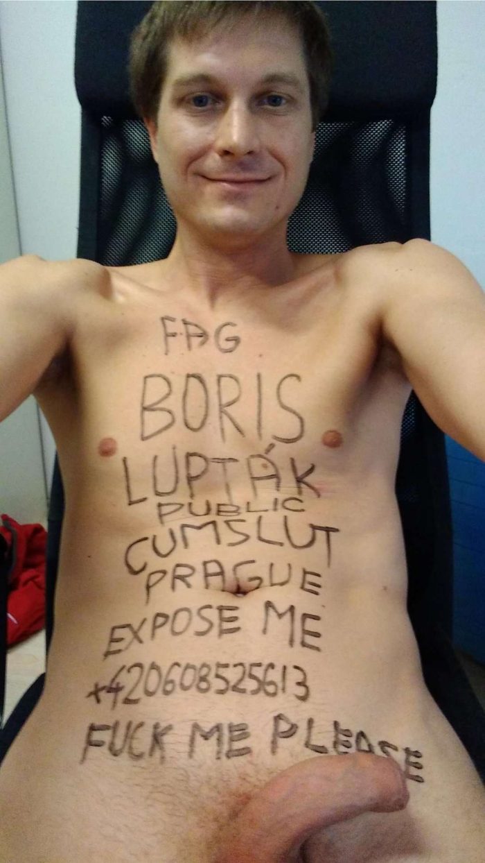 Boris Luptak from Praha (Prague) naked, fully named and exposed!