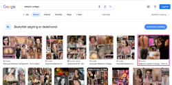Webslut Isadora top of google search