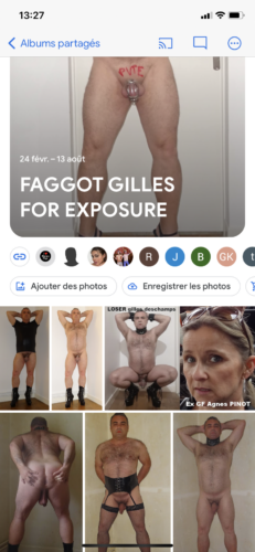Click to the link Faggot Gilles Deschamps public Exposed