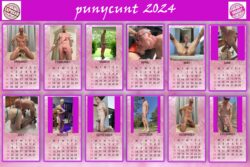Rob Venuta (aka punycunt) 2024 Calendar to print and put on your fridge