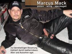 Cumslut Marcus Mack from germany