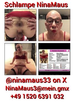 Nylonschlampe Ninamaus alias @ninamaus33 on X to be exposed