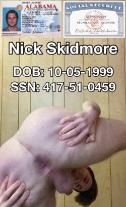 Nick Skidmore naked fag