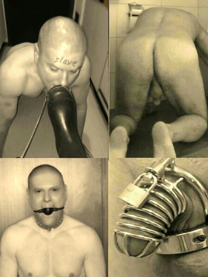 naked loser loves dirty licking clean