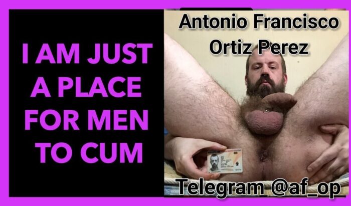 Antonio Francisco Ortiz Perez spanish loser faggot