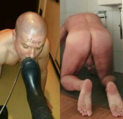 licks my toilet and boots slave