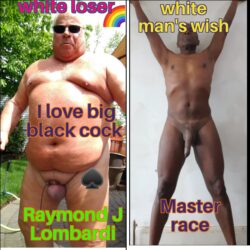 RAYMOND J LOMBARDI LOVES BLACK MEN SUCKS COCK SWALLOW SPERM