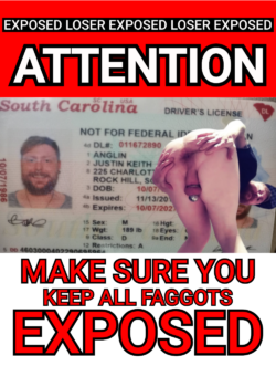 Exposed Faggot Justin Keith Anglin