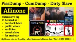 Total loser Allinone from Düsseldorf to be used as pissdump, cumdump and dirty fag